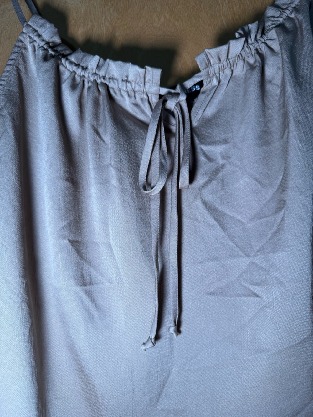 Express Blush Taupe Drawstring Cami